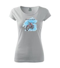 MSP Dámske tričko s moto motívom 86 Born to Ride