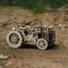 Robotime Robotime 3D dřevěné mechanické puzzle Traktor 135 dílků