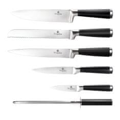 Berlingerhaus Sada nožov v stojane Royal Black Collection 7 ks