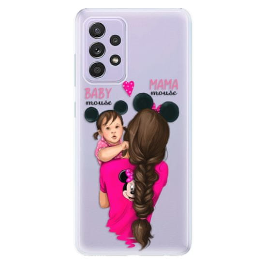 iSaprio Silikónové puzdro - Mama Mouse Brunette and Girl pre Samsung Galaxy A52
