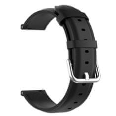 BStrap Leather Lux remienok na Samsung Galaxy Watch 3 45mm, black