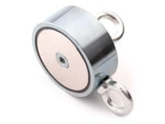 SOLLAU Fishing magnet / Neodymový magnet pre lovcov pokladov obojstranný s magnetickou silou 500 kg
