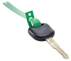 EICHNER Kľúčenky - visačky na kľúče s pútkom plastové, balenie 1000 ks, zelené