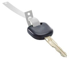 EICHNER Kľúčenky - visačky na kľúče s pútkom plastové, balenie 1000 ks, biele