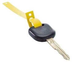 EICHNER Kľúčenky - visačky na kľúče s pútkom plastové, balenie 1000 ks, žlté