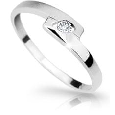 Cutie Diamonds Elegantný prsteň z bieleho zlata s briliantom DZ6725-1284-00-X-2 (Obvod 54 mm)