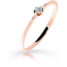 Cutie Diamonds Jemný prsteň z ružového zlata s briliantom DZ6729-2931-00-X-4 (Obvod 50 mm)
