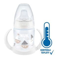 Nuk Detská fľaša na učenie s reguláciou teploty 150 ml biela