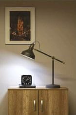 EMOS Stolová lampa HARRY na žiarovku E27, tmavo šedá