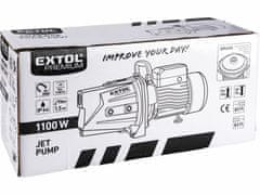 Extol Premium Čerpadlo prúdové, príkon 1100W, max. prepravný objem 9500l/hod, max. výtlak 41m