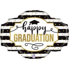 Grabo Fóliový balón supershape Promócie Happy Graduation 81cm