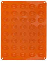 Forma silikon ORECHY 40 oranžová