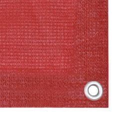 Vidaxl Balkónová markíza, červená 120x300 cm, HDPE