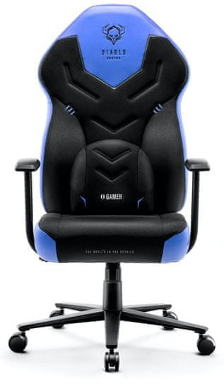 Diablo Chairs X-Gamer 2.0, čierna/modrá (5902560337488)