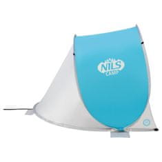 NILLS CAMP samorozkládací plážový stan NC3173 modro-sivý