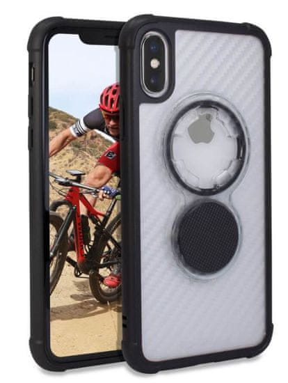 Rokform Kryt na mobil Crystal - Carbon Clear pre iPhone XS/X 304820P