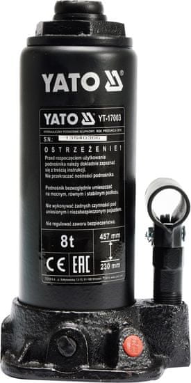 YATO 8t hydraulický pólový výťah