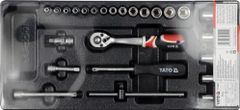 YATO  Vložka do zásuvky - kľúče nástrčné 25ks 3,5-14mm
