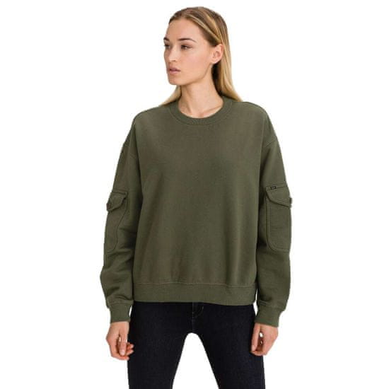 Lee Mikina Pocket Sweatshirt Olive Green