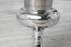 KINGHOME INVICTA GOAL váza 75 cm strieborná - hliník