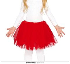 Párty detská červená sukňa TUTU - 31 cm