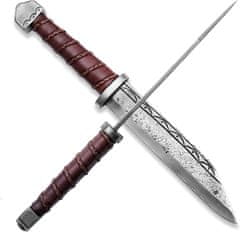 Madhammers Kovaný nôž - Sax Heimdall tmavo hnedý, 34 cm