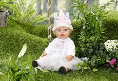 BABY born s čarovným cumlíkom, dievčatko v oblečení jednorožca, 43 cm