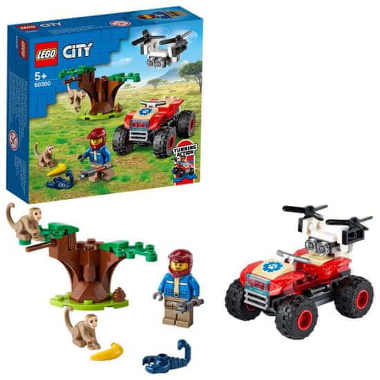 LEGO City 60300 Záchranárska štvorkolka do divočiny