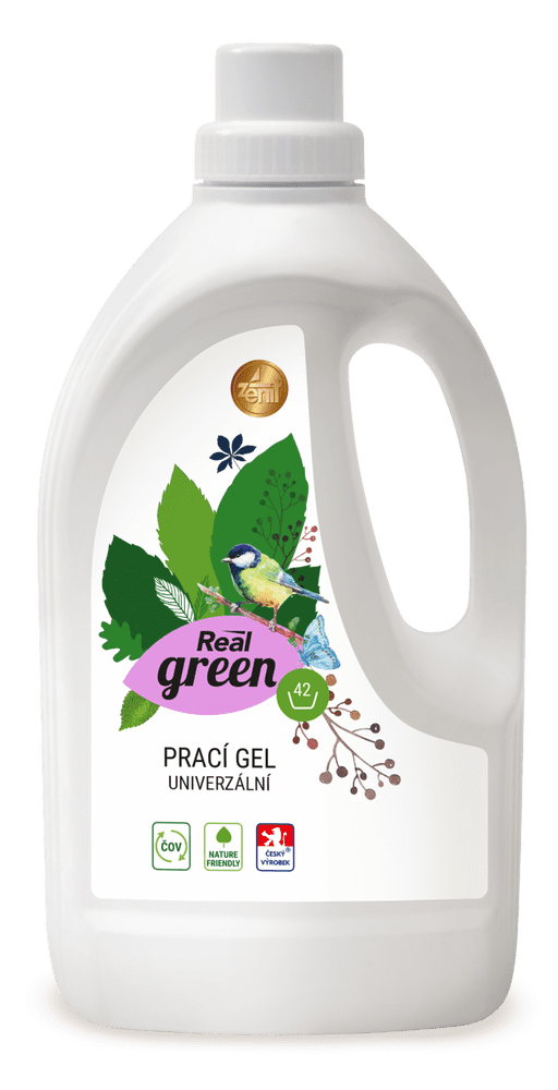 Real Green Clean prací gél 1,5 l
