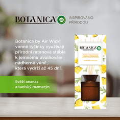 Air wick Botanica by Air Wick Vonné tyčinky - Svieži ananás a tuniský rozmarín 80ml