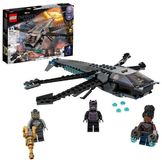 LEGO Marvel Avengers 76186 Black Panther a dračie lietadlo