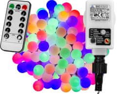 Greatstore Párty LED osvetlenie 10 m - farebné 100 diód + ovládač