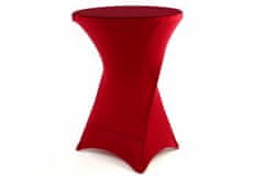 shumee Poťah pre vysoký stôl - elastický, vínovo červený 80 x 80 x 110 cm