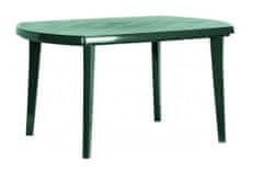 Greatstore Záhradný plastový stôl ELISE zelený