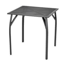 Greatstore Záhradný kovový stôl ZWMT-70R - 72 x 70 x 70 cm