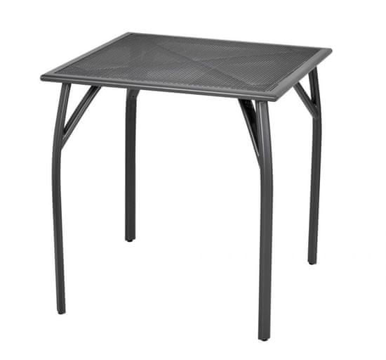 Greatstore Záhradný kovový stôl ZWMT-70R - 72 x 70 x 70 cm