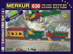shumee Stavebnice MERKUR 030 Cross expres 10 modelů 310ks v krabici 36x27x3cm