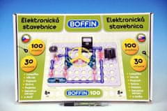 shumee Stavebnice Boffin 100 elektronická 100 projektů na baterie 30ks v krabici 38x25x5cm