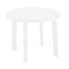Greatstore Záhradný stôl TONDO - biely