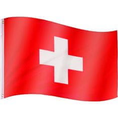 Greatstore Vlajka Švajčiarsko - 120 cm x 80 cm