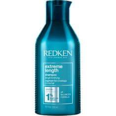 Redken Šampón pre posilnenie dlhých a poškodených vlasov Extreme Length (Shampoo with Biotin) (Objem 300 ml - nové balení)