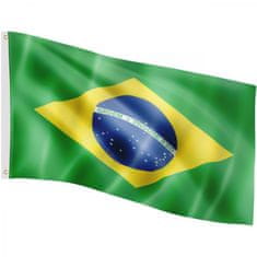 Greatstore Vlajka Brazília, 120 x 80 cm