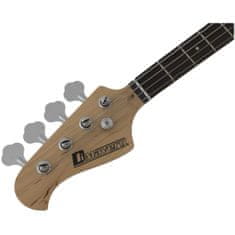 Dimavery JB-302, elektrická basgitara ľavoruká, sunburst