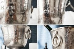 KINGHOME INVICTA CHAMPAGNE Fľaša na šampanské 40 cm - hliník