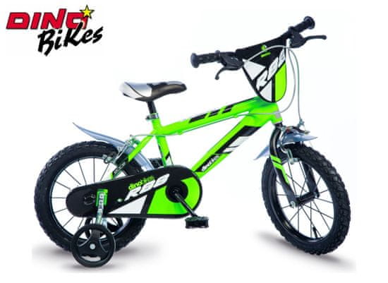 Dino bikes Detský bicykel zelený 16"