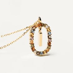 PDPAOLA Krásny pozlátený náhrdelník písmeno "I" LETTERS CO01-268-U (retiazka, prívesok)
