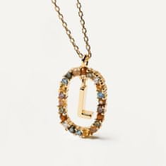 PDPAOLA Krásny pozlátený náhrdelník písmeno "L" LETTERS CO01-271-U (retiazka, prívesok)