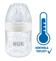 Nuk Nature Sense fľaša s kontrolou teploty 150ml biela