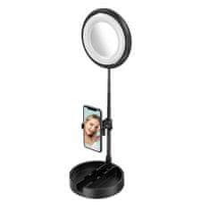 MG Beauty Selfie Ring kruhové LED svetlo, čierne
