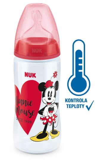 Nuk FC+ fľaša MICKEY s kontrolou teploty 300 ml
